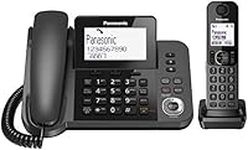 Panasonic KX-TGF320 Corded and Cordless Home office Telephone Kit with Answerphone and Nuisance Call Blocker - Black