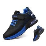 Boys Trainers Kid Sneakers Boys Girls Running Shoes Athletic Air Sneakers Lightweight Breathable Sport Shoes Unisex Kids(M Blue,36EU)