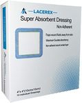 AWD Super Absorbent Wound Non Stick Gauze Pads - Non-Adhesive Bandages for Wounds - 4x4 Gauze Pads, Large Bandages for 1st and 2nd Degree Burns - Wound Care Products, Box of 10 (4"x4")