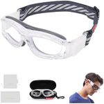 SooGree Sports Glasses for Men Womens,Basketball Football Eyewear Protective Glasses Shock Collision Lens Replaceable