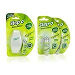 Stop-O One Touch Power Spray Bathroom Air Freshener | Lemongrass - Pack of 3 ((1 Dispenser + 3 Refills) | Lasts upto 100 sprays | Long-lasting fragrance with one touch