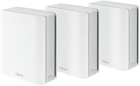 ASUS ZenWiFi BT10 Tri-band WiFi 7 Mesh, 18 Gbps, 8400 sq.ft (3pk), Dual 10G Ports, Security and Parental Controls, Smart Home Master SSIDs, 4G & 5G Mobile Tethering
