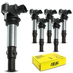 DEAL AUTO ELECTRIC PARTS Pack of 6 New Ignition Coils Compatible With Allure LaCrosse Rendezvous Enclave Traverse Vectra Acadia Outlook 9-3SRX CTS STS 2.8L 3.6L V6 Replacement For D501C C1508 C1645