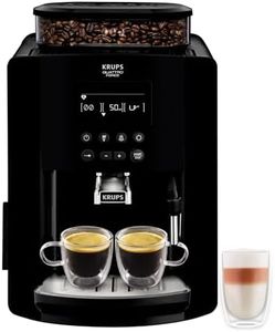 KRUPS Arabica Digital, Automatic Bean to Cup Coffee Machine, Espresso and Cappuccino Maker, EA817040, 1.7 liters, Black