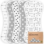 5-Pack Organic Burp Cloths for Baby