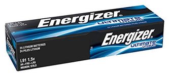 24 x Energizer Ultimate AA Lithium L91 3000 mAh 1.5 Volt Batteries