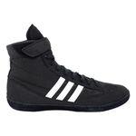 adidas Combat Speed 4 Wrestling Shoes, Black/White, 11