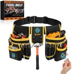 Magnetic Tool Belt for Men, 26 Pock
