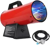 Garvee 60,000 BTU Forced Air Propane Heater, 10 ft Hose with Regulator Included, Portable for Garage, Shop, Jobsite, Construction Sites