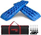 X-BULL New Recovery Traction Tracks Sand Mud Snow Track Tire Ladder 4WD (3Gen, Blue)