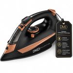 DMD Collective - Cordless Steam Iron with Ceramic Non-stick Soleplate 420ml Water-Tank and Variable Steam Function Continuous Steam for Home, Office, Travel, Lightweight 2800W