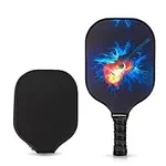 Aieoposo Pickleball Paddles, Pickleball Gift, Fiberglass Pickleball Rackets, Pickleball Cover - Indoor & Outdoor Pickleball Set for Beginners & Intermediate Players