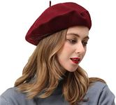 BEYLRZID French Beret-Classic Wool Beret Solid Color Womens Beret Cap Hat