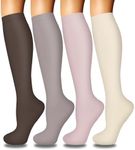4 Pairs Compression Socks for Women