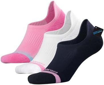 BRISIRA Bamboo Viscose Coolmax Running Golf No Show Socks Womens Wicking Performance Low Cut Tab Athletic