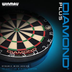 WINMAU Diamond Bristle Dartboard – Tournament Quality