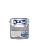 Johnstone's - Wall & Ceiling Paint - China Clay - Matt Finish - Emulsion Paint - Fantastic Coverage - Easy to Apply - Dry in 1-2 Hours - 12m2 Coverage per Litre - 2.5L