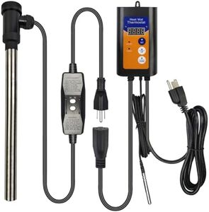 LASTINGCAPE 1800W Titanium Fully Submersible Portable Electric Pool & Hot Tub Immersion Water Heater with GFCI, Temperature Control for Bathtubs, Baptistry Pool, Buckets, Swimming Pool Most of Liquid