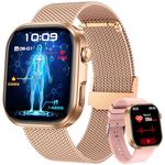 ECG HRV Smart Watch Women Fitness Tracker - 1.88" TFT Screen Smartwatch with Bluetooth Call Sleep Monitor Heart Rate Blood Pressure SpO2 130+Sports Modes Step Counter IP67 Waterproof for Android iOS