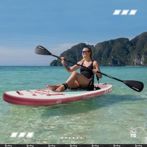 TIGERXBANG 10'6 Inflatable Paddle Board – Pink SUP