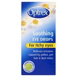 Optrex Soothing Eye Drops for Itchy Eyes 10 ml (Pack of 2)