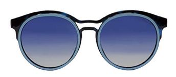 ENRICO Buttercup Style, Polycarbonate UV Protected, Round Shape, Full Rim Blue Color Sunglasses | Ideal for Men & women