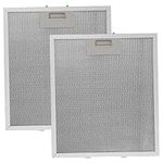 Budstfee Range Hood Filter Replacement, Fits Whirlpool, Ikea, Kitchen Aid, 2PCS Aluminum Mesh Hood Grease Filter 12.60x10.24 Inch, Aluminum Range Hood Vent Filters|Filters