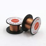 SCHOFIC [0.1MM] PCB Link Jumper Wire Copper Soldering Wire Maintenance Jump Line for Mobile Phone Computer PCB Welding Repair Tools (10)