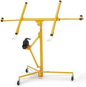 Garvee 16ft Drywall Lift with Hand Winch, Heavy Duty Manual Drywall Panel Lifter