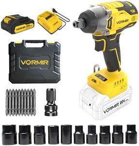 IBELL VORMIR VR BW21-32 Brushless Cordless Impact Wrench Kit, 20V MAX, ½, 320Nm Torque, 1800–3000 RPM, 2250–3700 IPM, 2.0Ah Battery, Charger, LED Light & BMC Box- 12 Month warranty
