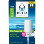 Brita Basic Mount Faucet Water Filter System, White