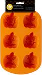 Wilton Six Hole Jack-o-Lanterns Silicon Mould