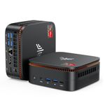 KAMRUI Hyper H1 Mini PC, AMD Ryzen 7 7735HS (up to 4.75GHz) Mini Gaming PC, Mini Computer W-11 Pro 16GB RAM 512GB SSD,Mini Desktop Support Triple 4K Display/WiFi6/BT5.2,Home/Business/Office