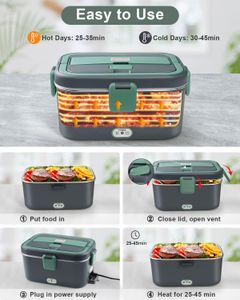 AUTOPkio Electric Lunch Box 1.8L – Portable Food Warmer