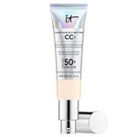 IT Cosmetics Your Skin But Better CC+ Cream, Fair (W) - Color Correcting Cream, Full-Coverage Foundation, Anti-Aging Serum & SPF 50+ Sunscreen - Natural Finish - 1.08 fl oz