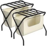 ELYKEN 2 Pack Luggage Rack with Lau