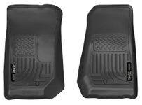 Husky Liners Custom Fit WeatherBeater Molded Front Floor Liner for Select Jeep Wrangler Models (Black)