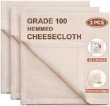 Cheese Cloths, 3PCS Precut 20x20 In