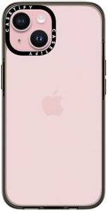 CASETiFY Compact iPhone 15 Case [Lightweight / 4 ft. 2X Military Grade Drop Protection/Slim] - Clear Black