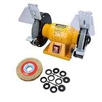 AB Tools 150mm Electric Workshop Bench Grinder 150w Grinding Polishing And 6" Wire Wheel