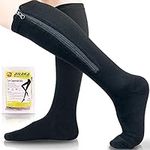 Ailaka Medical 15-20 mmHg Zipper Compression Socks Women Men Varicose Vein Edema