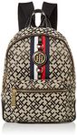 Tommy Hilfiger Women's Jaden Plus Backpack, Black/Alpaca, One Size, Jaden Plus Backpack