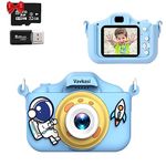 Kids Camera for Girls and Boys 2.0 Inch IPS Screen 1080P 40M HD Video Camera Kids Digital Dual Camera 32GB SD Card Plus Reader Christmas and Birthday Gifts Toy for Age 2-10 Year Old