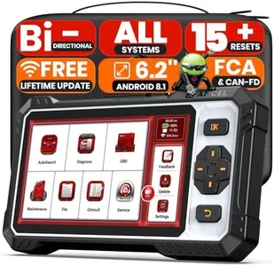 ANCEL OBD2 Scanner FX6100 Bidirectional Scan Tool, All Systems Car Scanner Diagnostic Tool with Active Test, 15+ Reset Services, Oil Light/EPB/BMS/ABS Bleeding/SAS Reset, CAN-FD, AutoVIN, Free Update