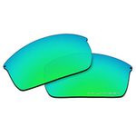 OOWLIT Replacement Sunglass Lenses for Oakley Wiretap Emerald Mirror Polarized