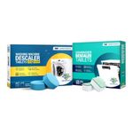 WaterScience Descaler for Washing Machine & Dish Washer Cleaner Tablets (24 Pieces) -Combo Value Pack | Applicable for All Brands | Hard Water Descaler - Stains, Rust, & Dirt Deep Cleaning