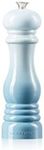 Le Creuset Classic Adjustable Salt Mill Grinder, Chip-resistant ABS Plastic, Anti-Corrosion, 40g, 21 cm, Coastal Blue, 96002000256000