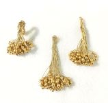 Haoser latkan Pearl Tassle chams, Multi Purpose Handmade Pearl Bunch tessles, Jewelry, Fabric Fringe Beads for Decorating Crafting (Pearl White) Tassels for Craft-Pearl Bunch Tassles (Golden)