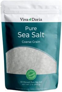 Viva Doria Pure Sea Salt, Coarse Grain, 2 lb | Ideal For Salt Grinders