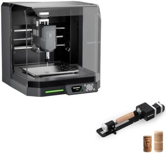Genmitsu Cubiko CNC Router Machine with Enclosure, PCB Milling Machine + 4th Axis Rotary Module
